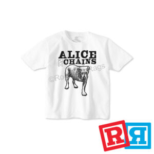 Alice In Chains Tripod Toddler T-Shirt White Short Sleeve