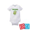 Avocado guac n roll onesie Gerber organic cotton short sleeve white