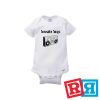 Beastie Boys intergalactic onesie Gerber organic cotton short sleeve white