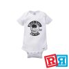 Black Label Society onesie Gerber organic cotton short sleeve white