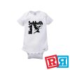 Black Sabbath onesie Gerber organic cotton short sleeve white