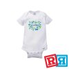 Bluetiful blueberry fruitarian onesie Gerber organic cotton short sleeve white