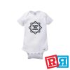 Faith No More baby onesie Gerber organic cotton short sleeve white