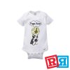 Ghost Papa Emeritus care bear onesie Gerber organic cotton short sleeve white