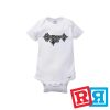 Headbangers Ball MTV onesie Gerber organic cotton short sleeve white