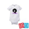 Jimi Hendrix onesie Gerber organic cotton short sleeve white