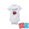 Kool Aid man baby onesie Gerber organic cotton short sleeve white