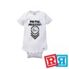 Metal Mulisha motocross FMX baby onesie Gerber organic cotton short sleeve white