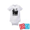 Nirvana suits baby onesie Gerber organic cotton short sleeve white