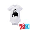 Terminator hasta la vista baby onesie Gerber organic cotton short sleeve white