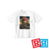 Captain Jack Sparrow Toddler T-Shirt Cotton White Short Sleeve