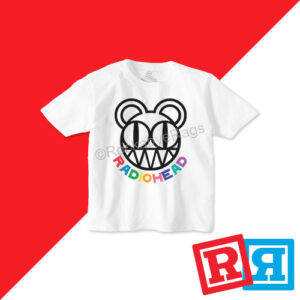 Radiohead Kid A Toddler T-Shirt White Short Sleeve