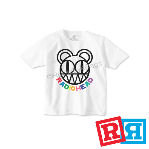 Radiohead Kid A Toddler T-Shirt White Short Sleeve
